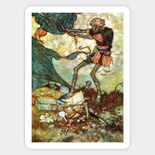 The Dark Ferrash - Edmund Dulac Sticker